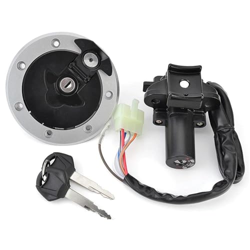 Bloqueo de encendido y tapa de combustible con llaves para Kawasaki ZXR