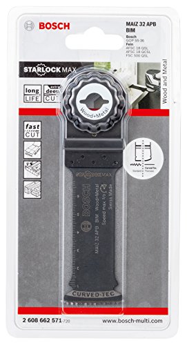 Bosch Accessories Professional Tauchsägeblatt (Holz und Metall, für Multifunktionswerkzeuge Starlock Max, MAIZ 32 APB)