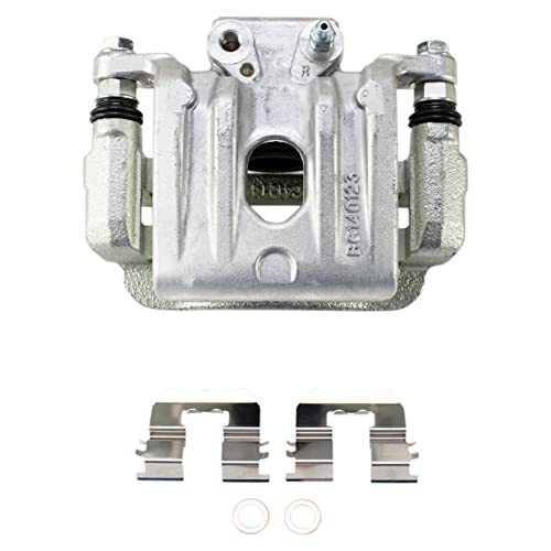 Image of TRQ Rear Brake Pad and Rotor Set Ceramic G Coated Rotors Calipers