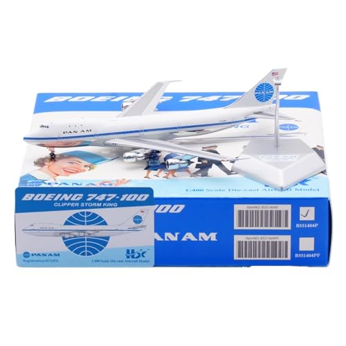 Maquette Boeing B747-100 Pan Am 1/400 : réplique miniature en métal de collection
