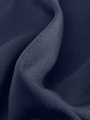 Men's Track Jackets Lightweight Fleece Sweatshirts Casual Full Zip Up Mock Neck Long Sleeve Outdoor Jacket with Pockets4