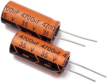 Electronic Spices Capacitor 4700uF 35V- Aluminum Electrolytic Capacitors - PACK OF 5