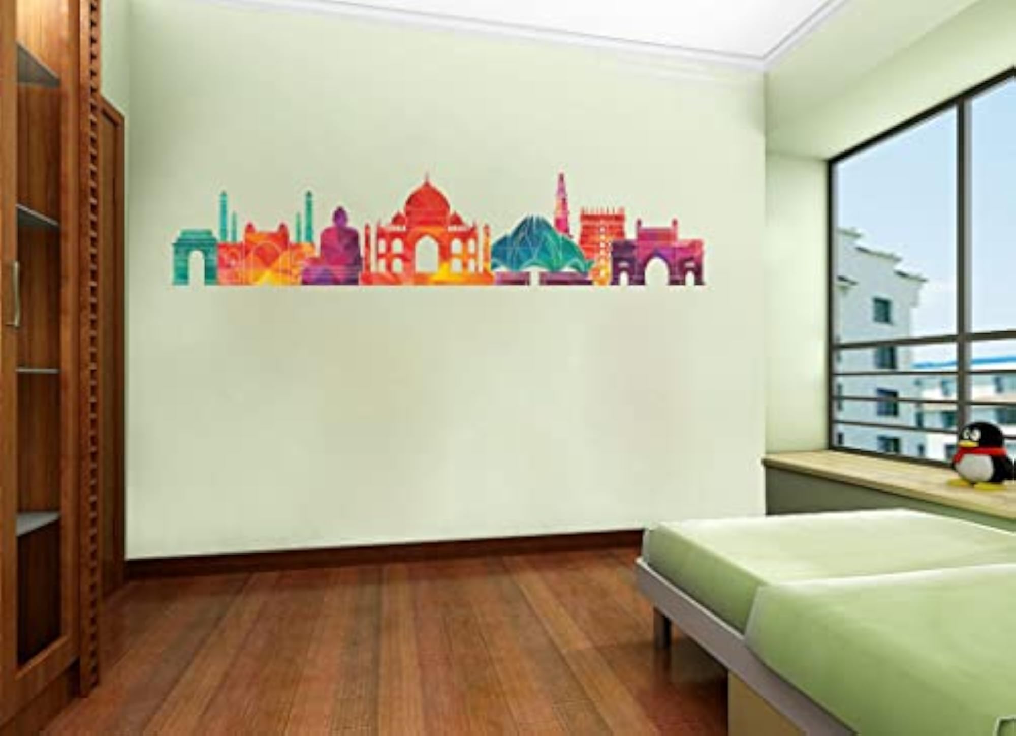 Delight Art Famous Places Design Wall Sticker