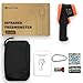 HOLDPEAK Non-Contact Infrared Thermometer with APP, High Temp Laser Temperature Gun (-58°F~2732°F), D:S=30:1, MAX/MIN/AVG/DIF, High/Low Temp Alarm, Backlight for Industrial & Home Use (NOT for Human)