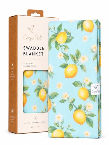 Image of Copper Pearl Swaddle Blankets for Newborns | Soft Stretchy Receiving Blankets for Boys and Girls | Large 46 x 46 Inch Baby Blankets | Lightweight and Breathable Swaddles | Melody
