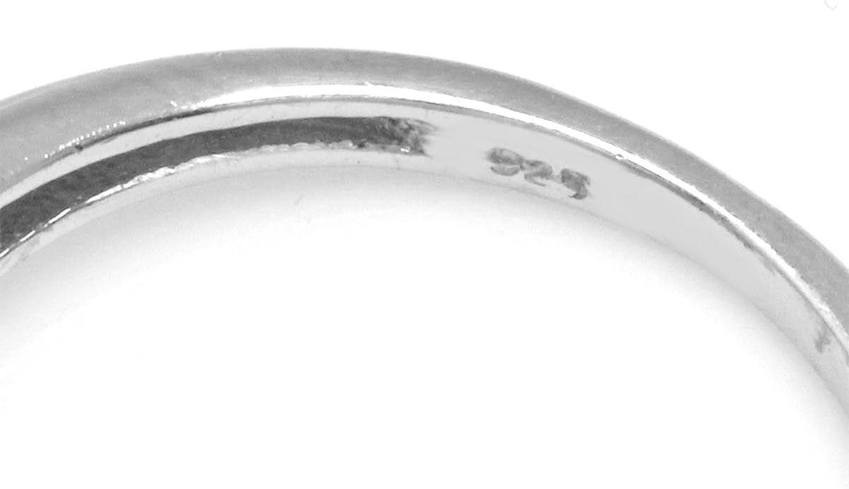 Silvershake Oval Shape Birthstone Gemstones White Gold Plated 925 Sterling Silver Engagement Anniversary Right Hand Ring Jewelry for Women