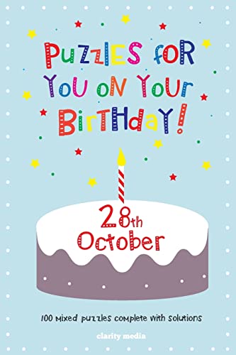 Puzzles for you on your Birthday - 28th October