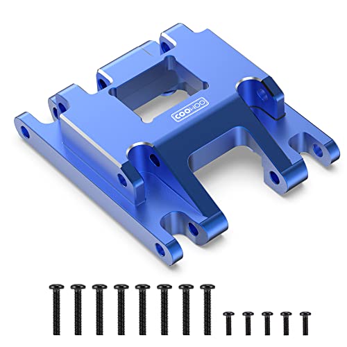 COOWOO RC Transmission Mount, Skid Plate Transmission Mount Upgrade Part for 1/18 TRX-4M RC Crawler...