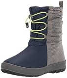 BOGS Kids Snownights Insulated Winter Waterproof Boys and Girls Rain Boot, Navy Multi, 7 US Unisex Toddler