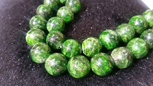 Chrome Diopside 14mm LKBEADS pour créer un collier en pierres vertes
