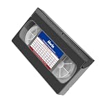 Mwin VHS Head Cleaner - Reusable Video Head Cleaner Tape for VHS/VCR Players, Dry Technology No Fluid