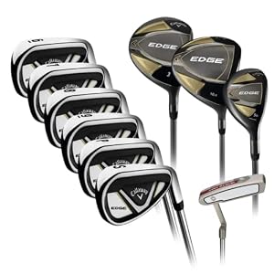 Callaway Edge 10 Piece Unisex’s Graphite & Steel Golf Club Set Right Handed