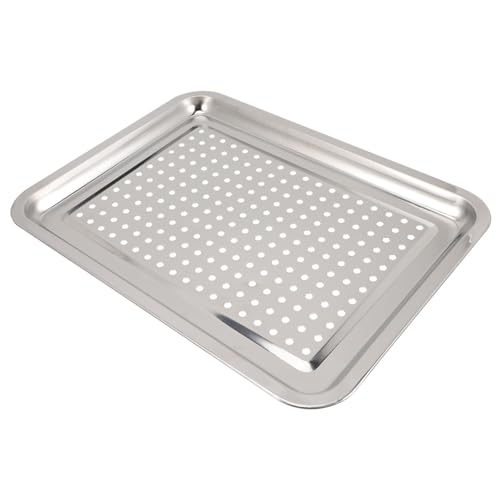 Mobestech Barbacoa Inoxidable Multifuncional Escurridor Reutilizable Cocción de Carne Camping y Uso Cocina