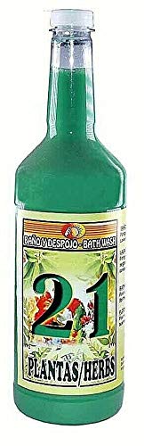 3 Bottles Extra Large 21 Herbs Bath 21 PLANTAS BANO Y LAVAPISOS Spiritual Magick Pagan Wicca