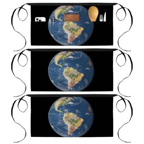 Demi-tablier de cuisine à poches pour éviter les taches en pâtisserie et restauration