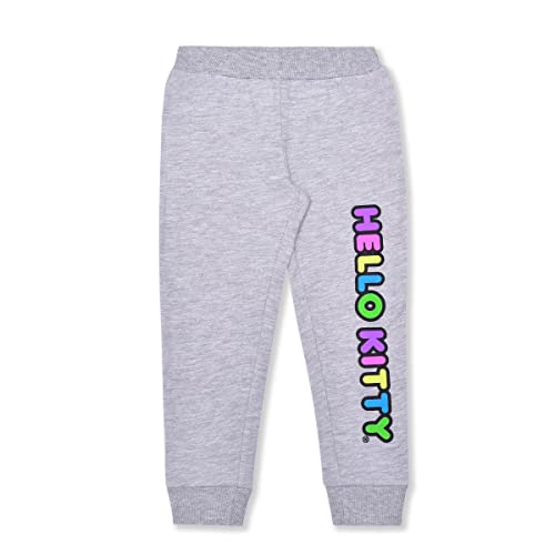 Hello Kitty Girls Zip Up Hoodie And Jogger Pants Set For Infant, Toddler, Little And Big Kids – Grey/Pink #TOP2