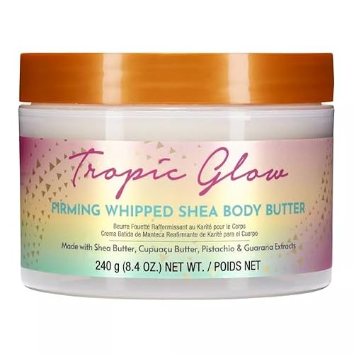 T. Hut Tropic Glow Body Wash, 10 fl oz, Tropic Glow Firming Whipped Body Butter, 8.4 Oz
