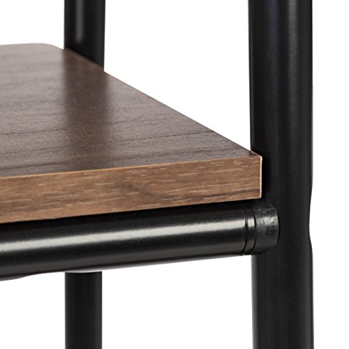 image for IRIS USA, Inc. Clothing Rack, Clothes Rack with 2 Wood Shelves, Freest