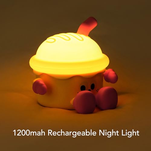 Lámpara nocturna silicona dimmable recargable USB miniatura 5