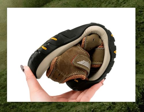 Men's Sport Sandals Outdoor Hiking Sandals Closed Toe Leather Athletic Lightweight Water Shoes4