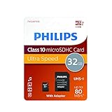 Philips micro sdhc card 32gb class 10 incl; adapter