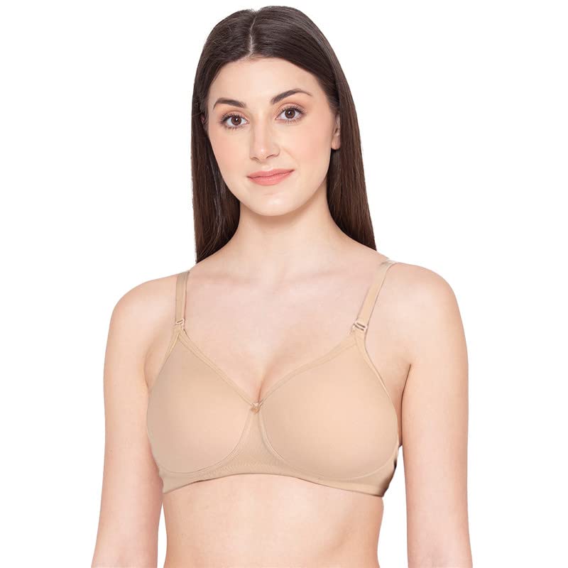 Image of Groversons Paris Beauty Women's Padded, Non-Wired, Seamless T-Shirt Bra (BR190)