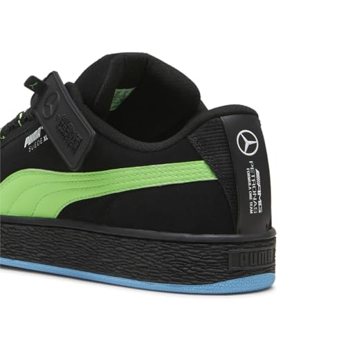 Puma Mens Mercedes AMG MAPF1 Suede XL Neon Black Motorsport Inspired Sneakers Shoes 93