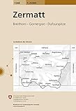 mapa pistas ski zermatt  Zermatt (2017): 1348