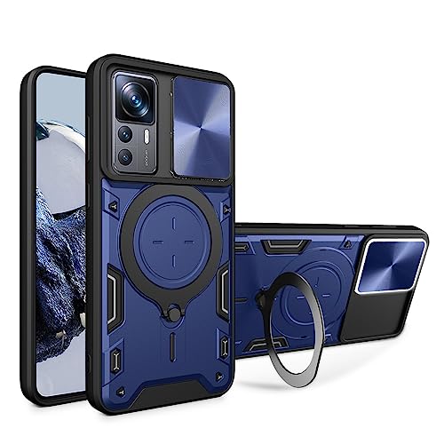 SEAHAI Cover Militare Per Xiaomi 12T Pro/12T 5G - Custodia Antiurto Anti-Caduta Con Fodera In Microfibra, Verde - 4