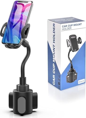 Phone Holders for Your Car, Cup Holder Phone Mount, Universal Adj...