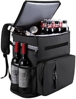 MATEPROX Large Cooler Bag Rucksack, 40L Leakproof Insulated Picnic Backpack Keeps 54 Cans with Bottle Opener, Waterproof Lunch Cooler Bag Backpack for Camping Hiking BBQ Outdoor Activities