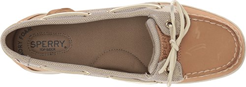 Image of Sperry womens Angelfish Metallic Mesh loafers shoes, Metallic Linen, 9.5 US