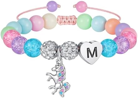 Hidepoo Valentines Gifts for Kids Girls - Unicorn Bracelet for Gi...
