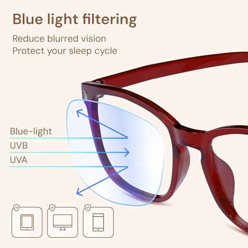 Image of Gaoye Stylish Eyewear Frame Accessories - Blue Light Glasses for Woman - Computer Glasses for Blue Light Blocking