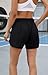 Halife Black Workout Shorts Women with Pocket Lightweight Loose Athletic Running Shorts High Waist Black M