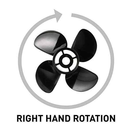 Quicksilver Nemesis 4-Blade Aluminum Propeller, 14" Dia X 23" Pitch, Right Hand #TOP4