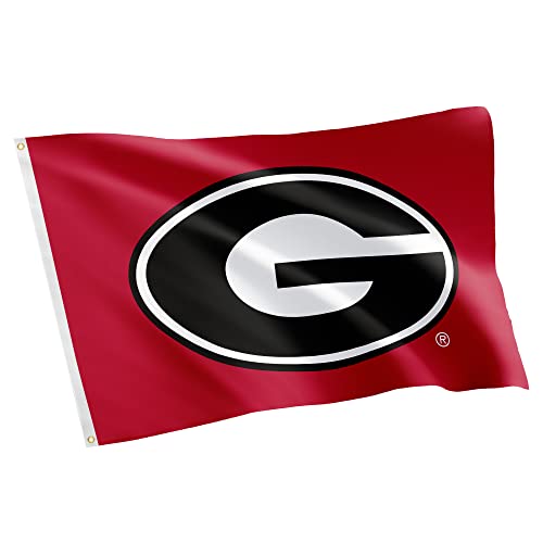 Desert Cactus University of Georgia Flag Bulldogs UGA Dawgs Banners 100% Polyester Indoor Outdoor 3x5 feet Flags (Design 1)