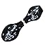 FunTomia Waveboard Original Mach1 kogellagers incl. tas en CD (verschillende kleuren designs) (rood - wit