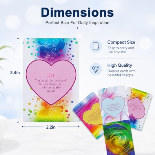Image of PATPAT 44 Pcs Love Oracle Cards Deck Original Tarot Card Deck Cards Set
