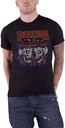 Pantera T Shirt Domination band logo 