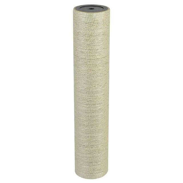 vidaXL Poste rascador para Gatos 8x40 cm 8 mm Beige
