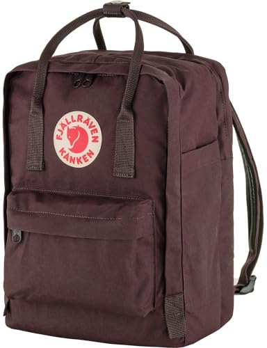 Image of Fjallraven Kanken Laptop 15 Backpack - Padded Laptop Sleeve, Durable Vinylon Fabric - School, Travel, Blackberry