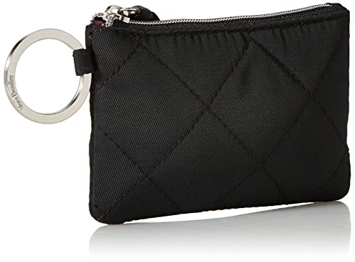 Vera Bradley Women's Performance Twill Zip ID Case Wallet, Black, One Size2