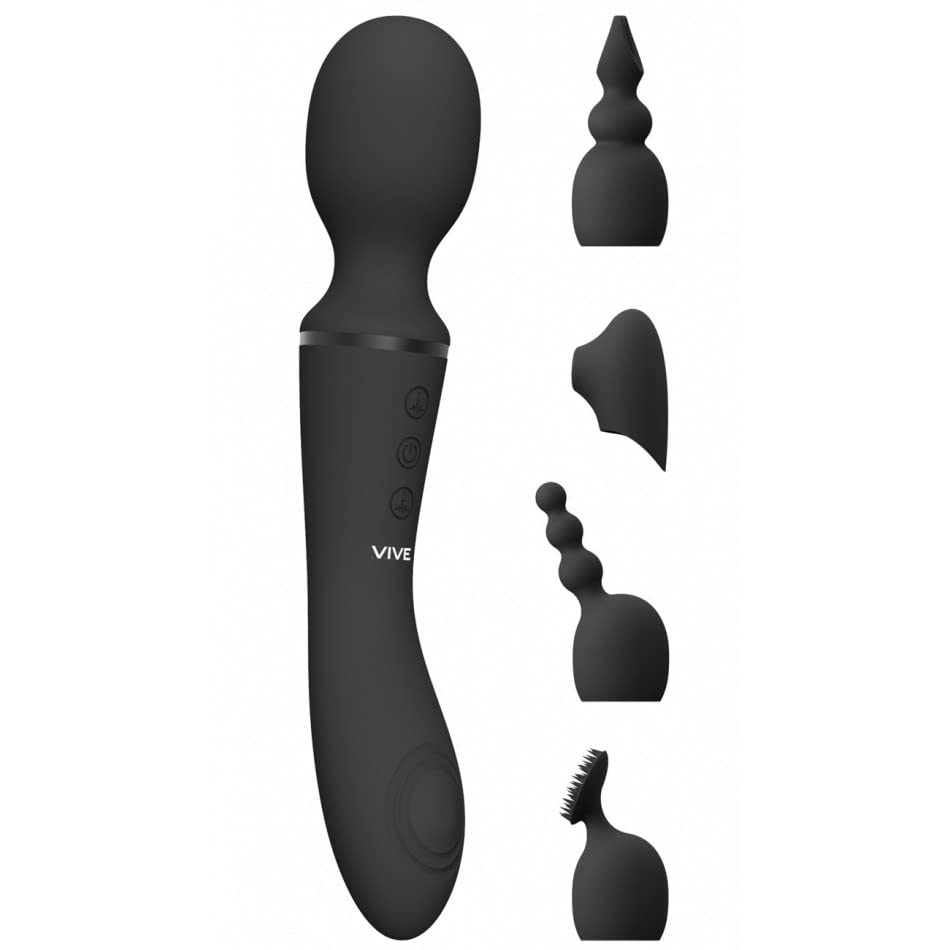 Massage vibrant double action avec le Nami Pulse Wave Shots Vive