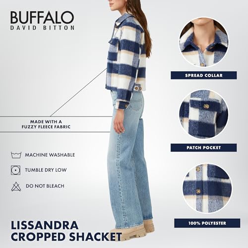 Buffalo David Bitton Women's Lissandra Ls Cropped Shacket4
