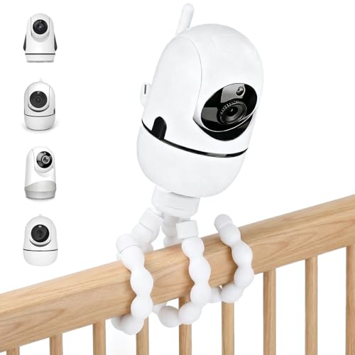 Image of Tripod Baby Monitor Mount for HelloBaby HB65/HB40/ HB6550/HB6560/HB6148/HB66/HB6339/HB6550 Pro,ANMEATE SM935E,7.87'' Flexible Hello Baby Monitor Mount Camera Mount Attach Your Camera Wherever You Want