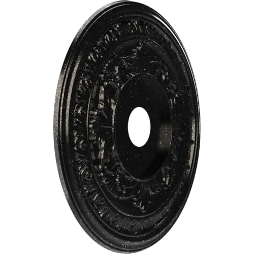 Image of 22 inchOD x 3 1 /2 inchID x 1 inchP Baltimore Thermoformed PVC Ceiling Medallion (Fits Canopies up to 7 3 /4 inch), Textured Metallic Galaxy
