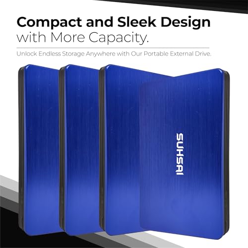 Disque dur externe 500 Go bleu ultra léger 230 grammes mécanique USB 3.0