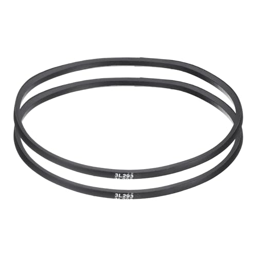uxcell 2 Pcs 3L300 Classic Wrapped Rubber V-Belt, 30"(762mm) Outside Circumference, 3L Profile V Belt 3/8" Width 7/32" Height