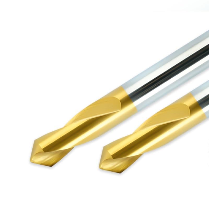 Broca de centrado M42 HSS con revestimiento de estaño for aluminio, broca de centrado y biselado de China Aupploer.(Other length)